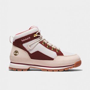 TIMBERLAND WOMEN'S EURO HIKER MID HIKER WHITE NUBUCK A5NT9 ALL SIZES